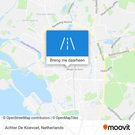 Achter De Koevoet kaart