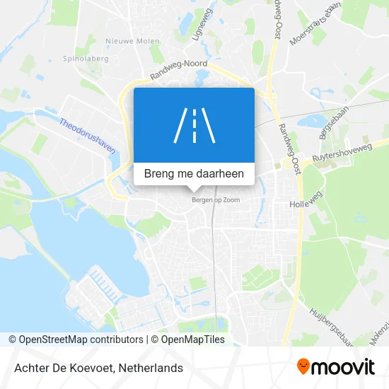 Achter De Koevoet kaart