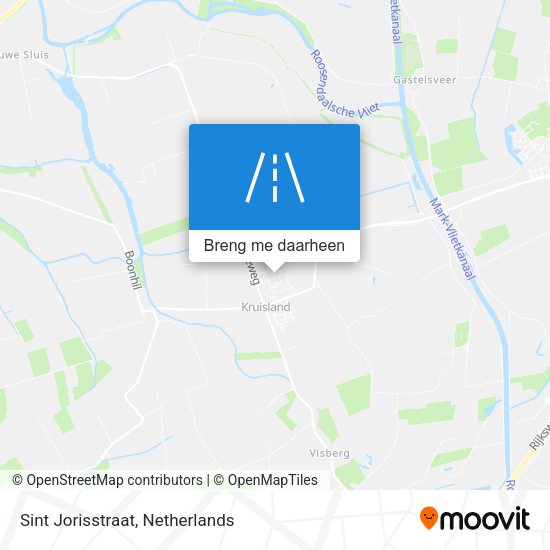 Sint Jorisstraat kaart