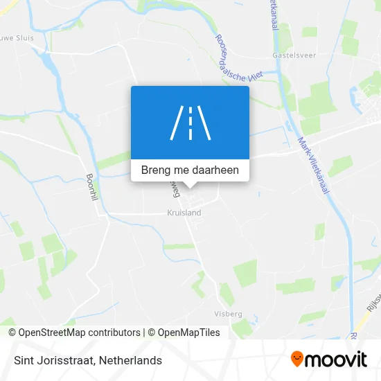 Sint Jorisstraat kaart