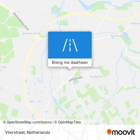 Vlierstraat kaart