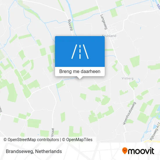 Brandseweg kaart