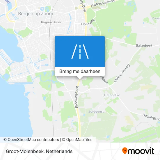 Groot-Molenbeek kaart