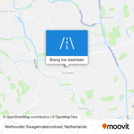 Wethouder Swagemakersstraat kaart