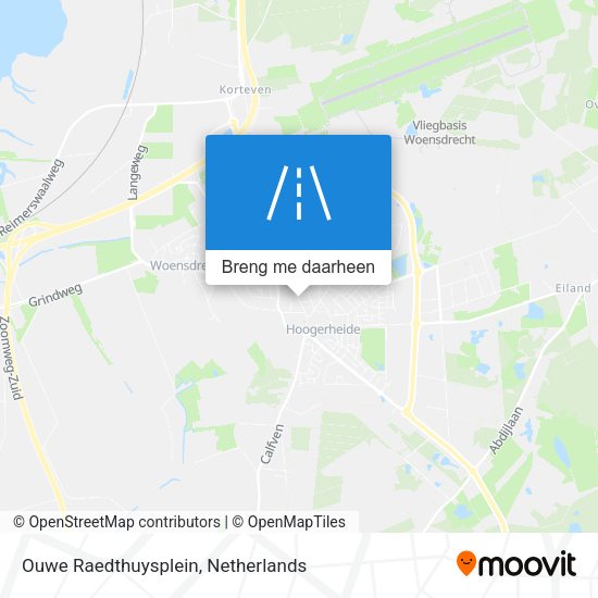 Ouwe Raedthuysplein kaart