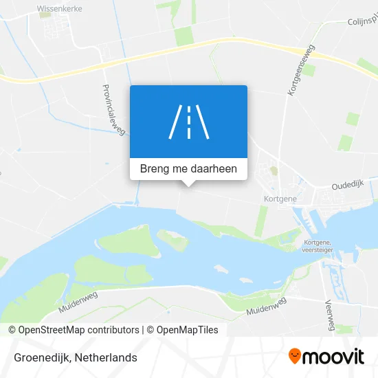 Groenedijk kaart