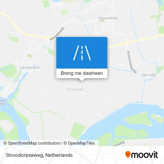 Stroodorpseweg kaart