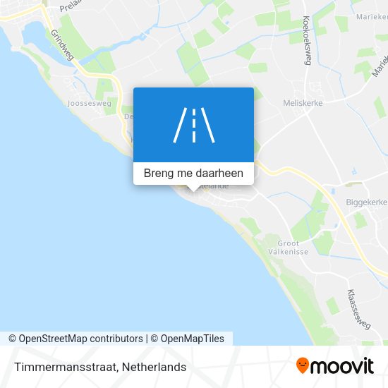 Timmermansstraat kaart