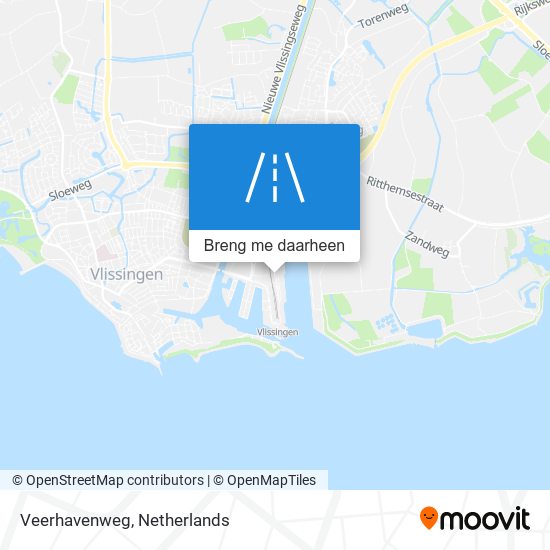 Veerhavenweg kaart