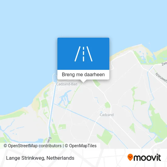 Lange Strinkweg kaart