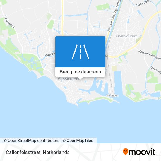Callenfelsstraat kaart