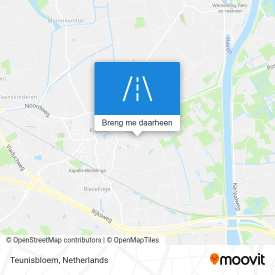 Teunisbloem kaart