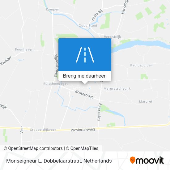 Monseigneur L. Dobbelaarstraat kaart