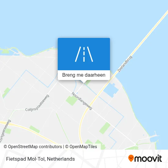 Fietspad Mol-Tol kaart