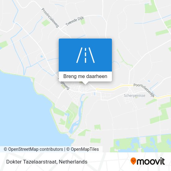 Dokter Tazelaarstraat kaart