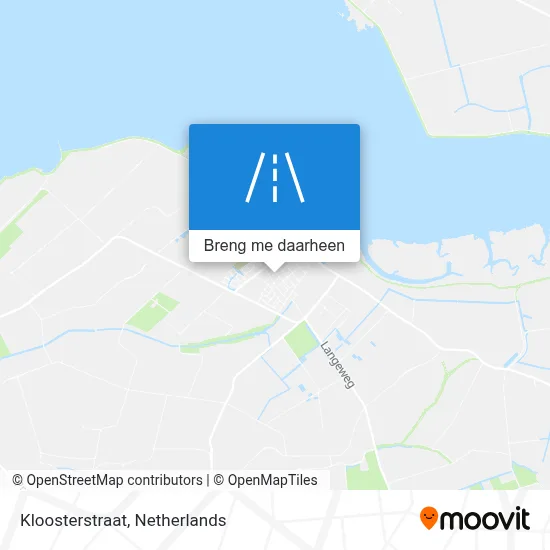 Kloosterstraat kaart