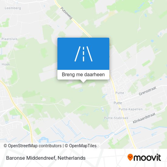 Baronse Middendreef kaart