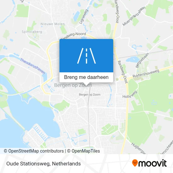 Oude Stationsweg kaart