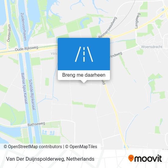 Van Der Duijnspolderweg kaart