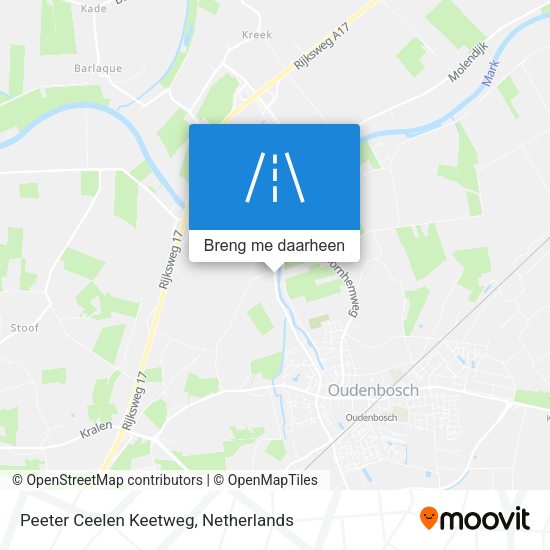 Peeter Ceelen Keetweg kaart