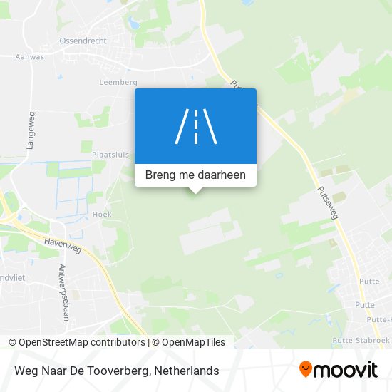 Weg Naar De Tooverberg kaart