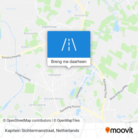 Kapitein Sichtermanstraat kaart