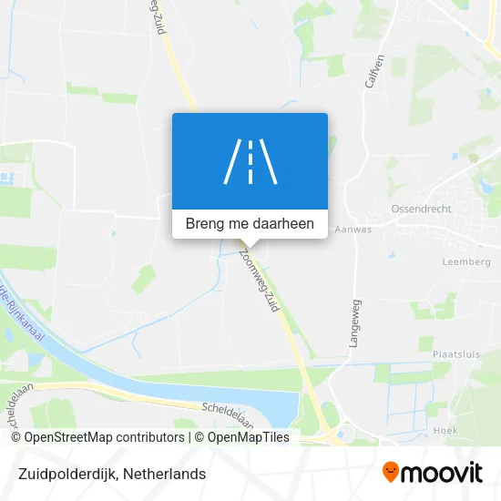 Zuidpolderdijk kaart