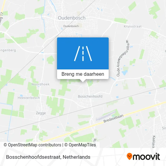 Bosschenhoofdsestraat kaart