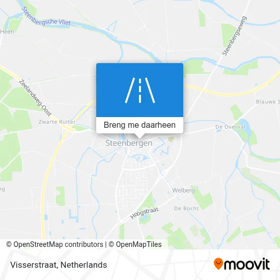 Visserstraat kaart