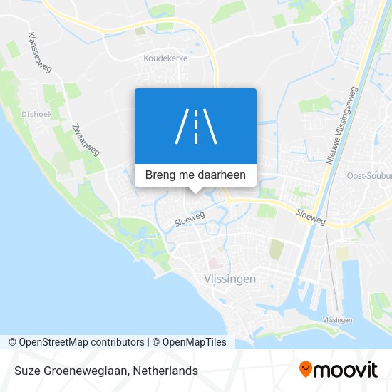 Suze Groeneweglaan kaart