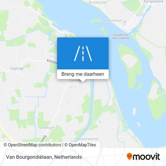 Van Bourgondiëlaan kaart