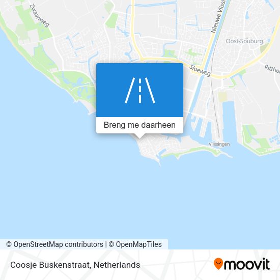 Coosje Buskenstraat kaart