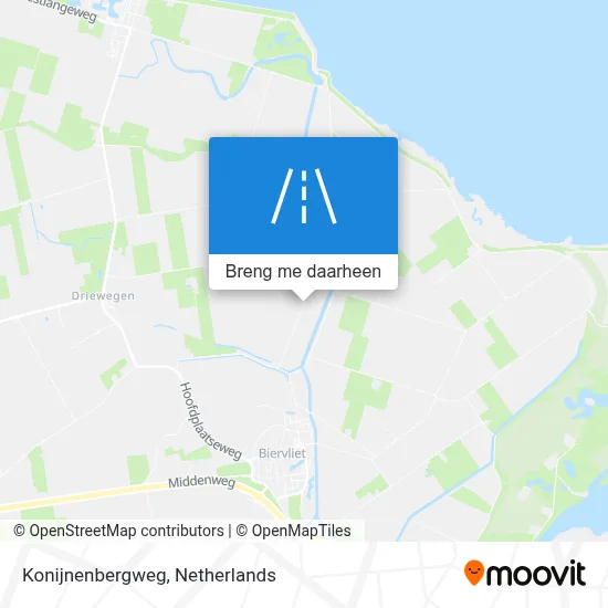 Konijnenbergweg kaart