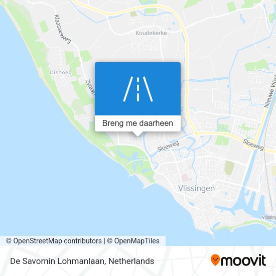 De Savornin Lohmanlaan kaart