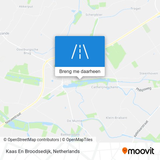 Kaas En Broodsedijk kaart