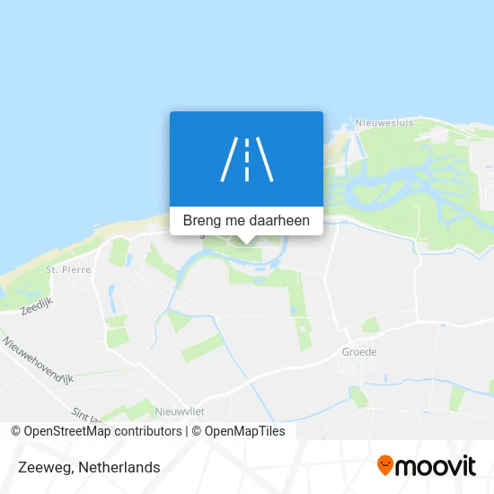 Zeeweg kaart