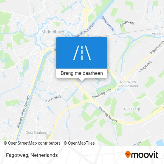 Fagotweg kaart