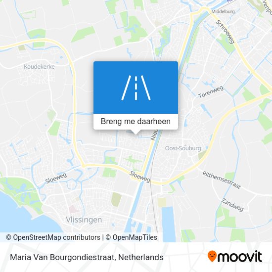 Maria Van Bourgondiestraat kaart