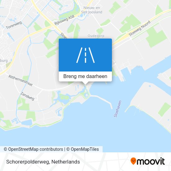Schorerpolderweg kaart