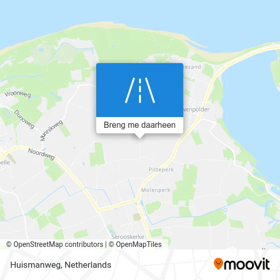Huismanweg kaart