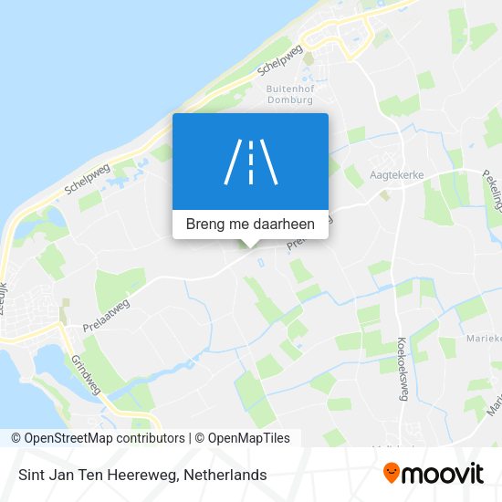 Sint Jan Ten Heereweg kaart