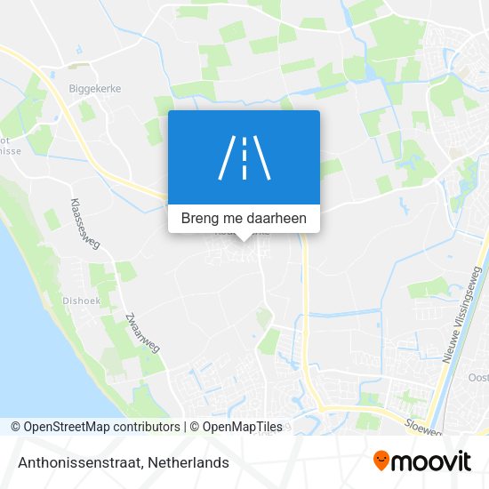 Anthonissenstraat kaart