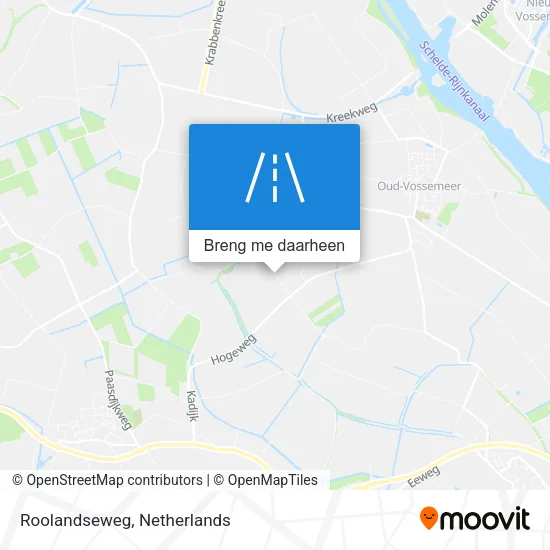 Roolandseweg kaart