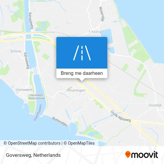 Goversweg kaart
