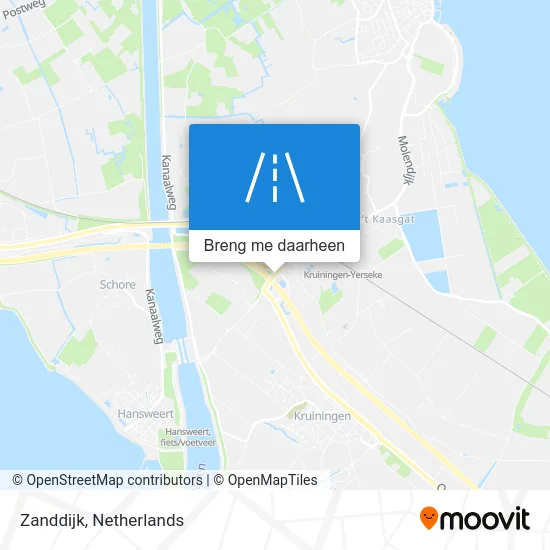 Zanddijk kaart