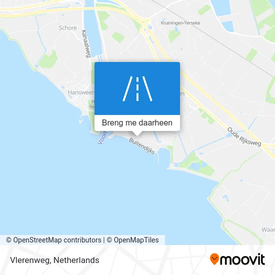 Vlerenweg kaart