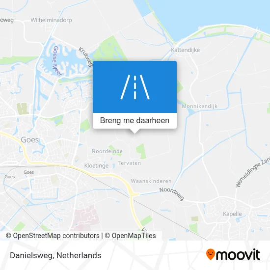 Danielsweg kaart