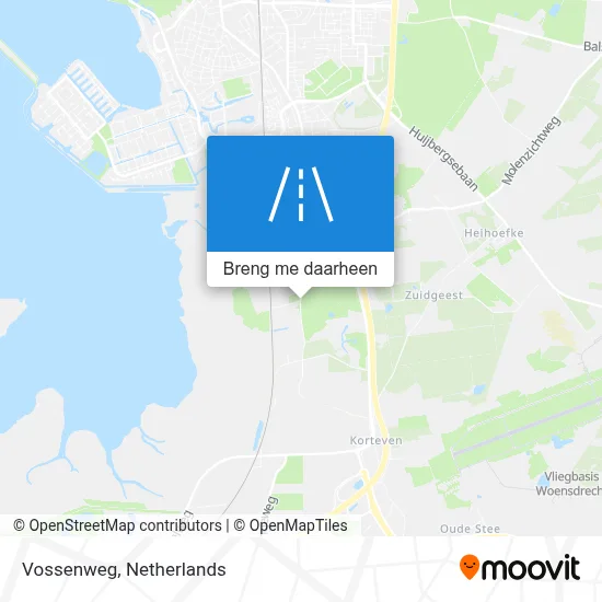 Vossenweg kaart