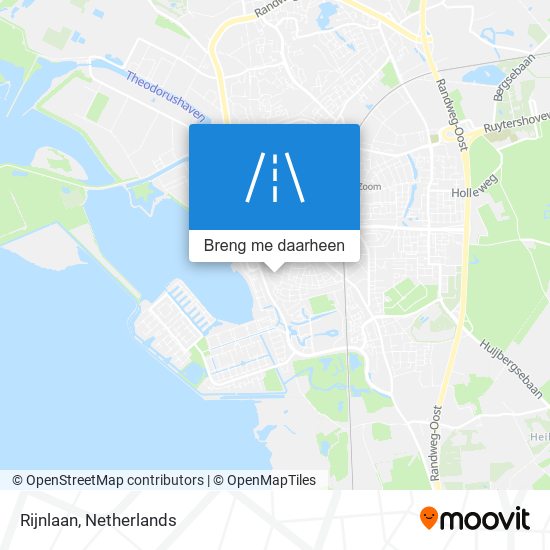 Rijnlaan kaart