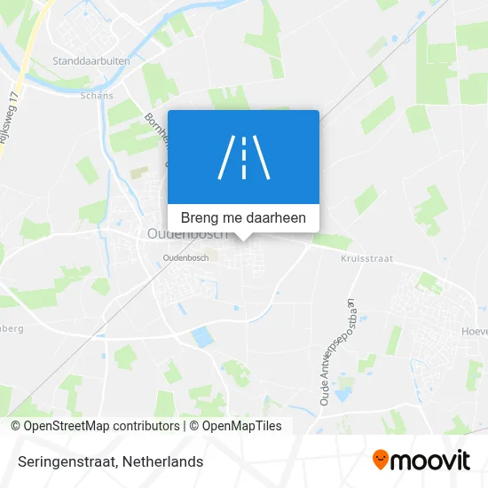 Seringenstraat kaart